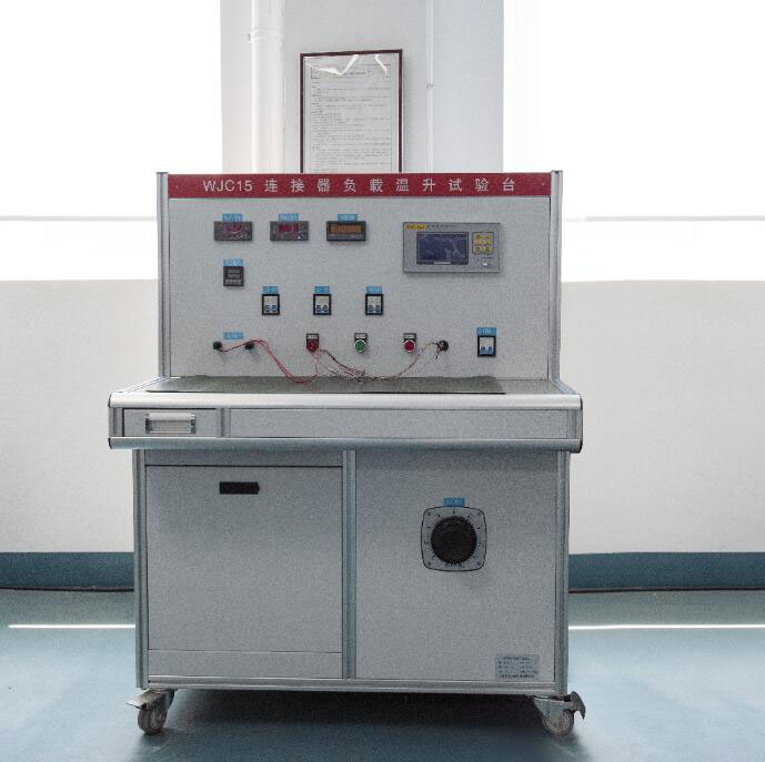 Connector load temperature rise test bench